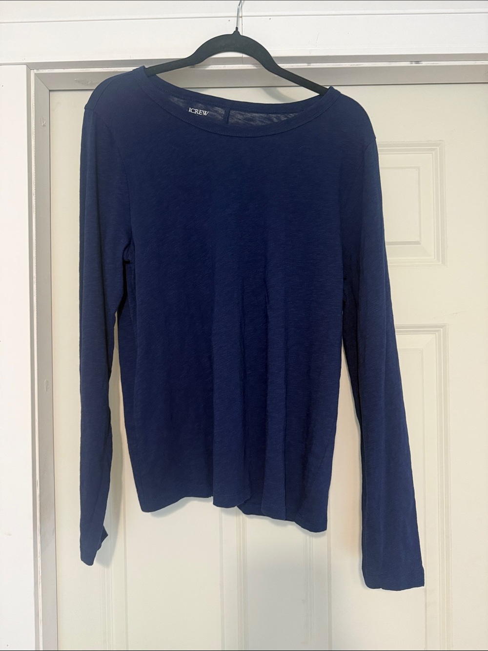 J. Crew Navy Long Sleeve Tee